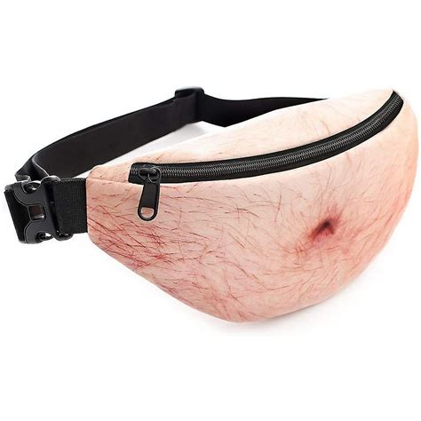 fake belly dad bag